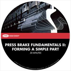 Press Brake Fundamentals II:  Forming a Simple Part (DVD)