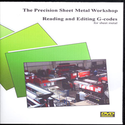 Reading and Editing G-codes for Sheet Metal (DVD)